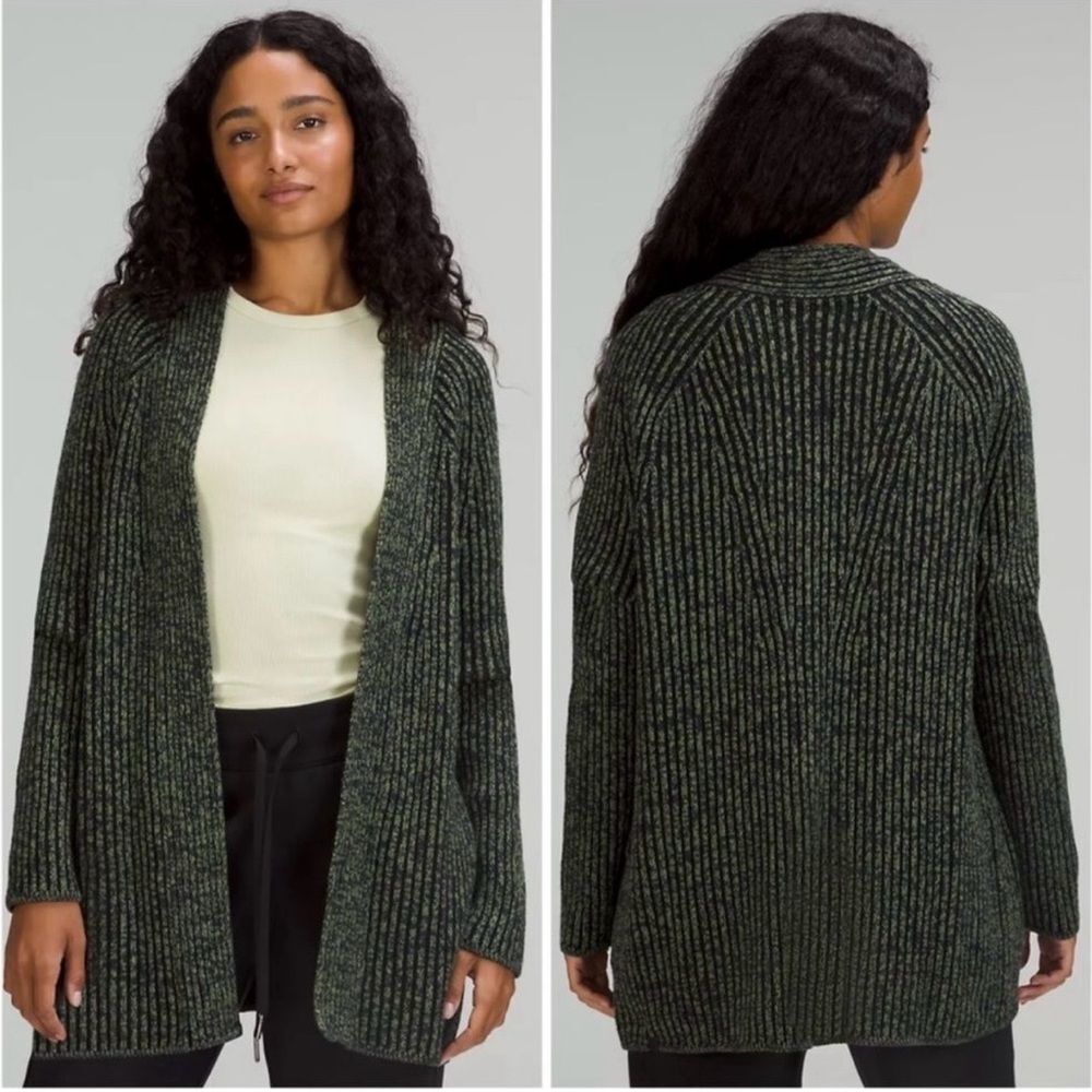 Lululemon Cotton-Cashmere Blend Sweater Wrap Size 4
